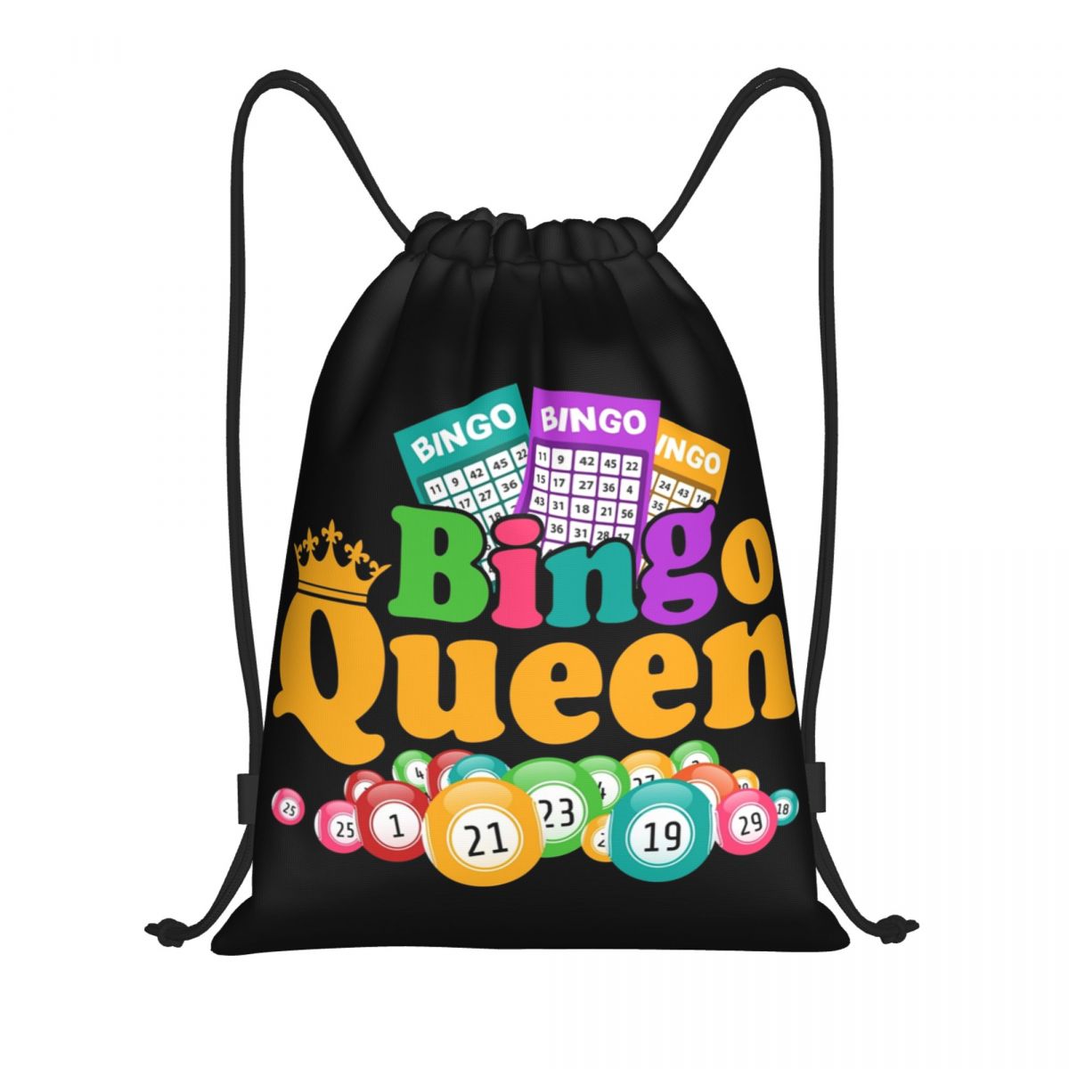 Pilates Yoga Bag - Custom Bingo Queen Game Lover Drawstring