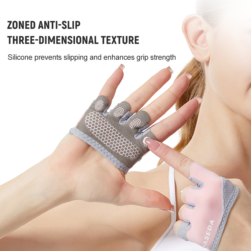 Pair of Fitness Fingerless Glo - Pilates Yoga Origin ulasan dan harga