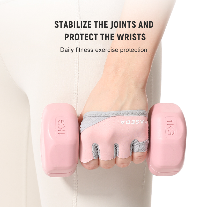 Pair of Fitness Fingerless Glo - Pilates Yoga Origin ulasan dan harga