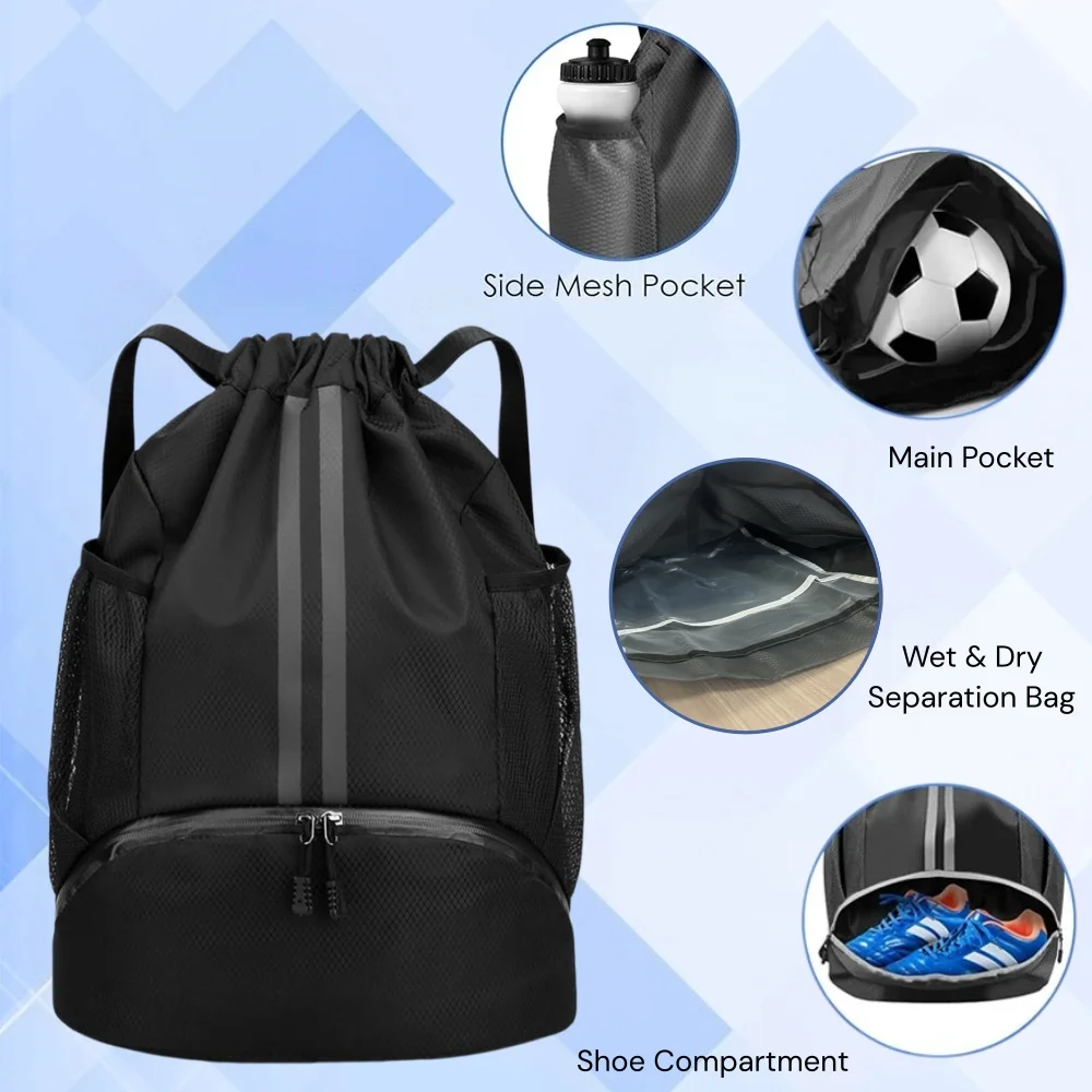 Drawstring Sports Backpack,Lig - Pilates Yoga Bag ulasan dan harga