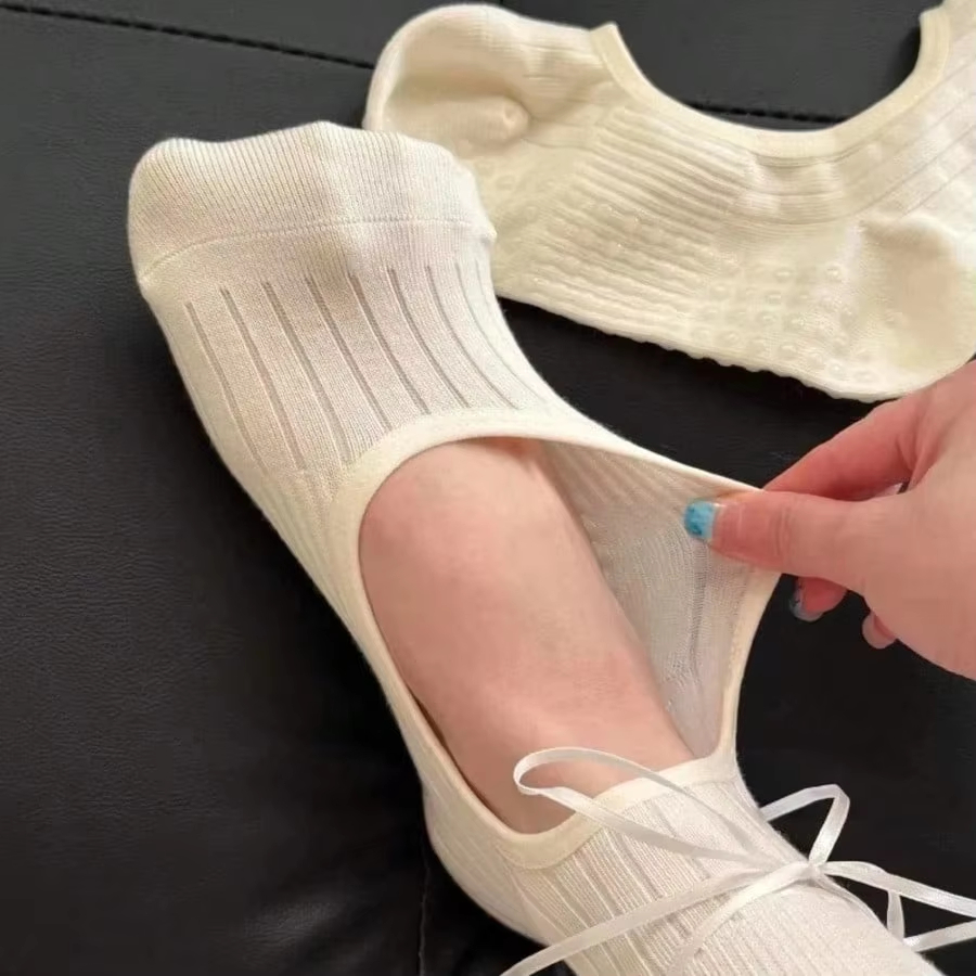 New Cotton Yoga Socks with Rub - Pilates Yoga Hose ulasan dan harga