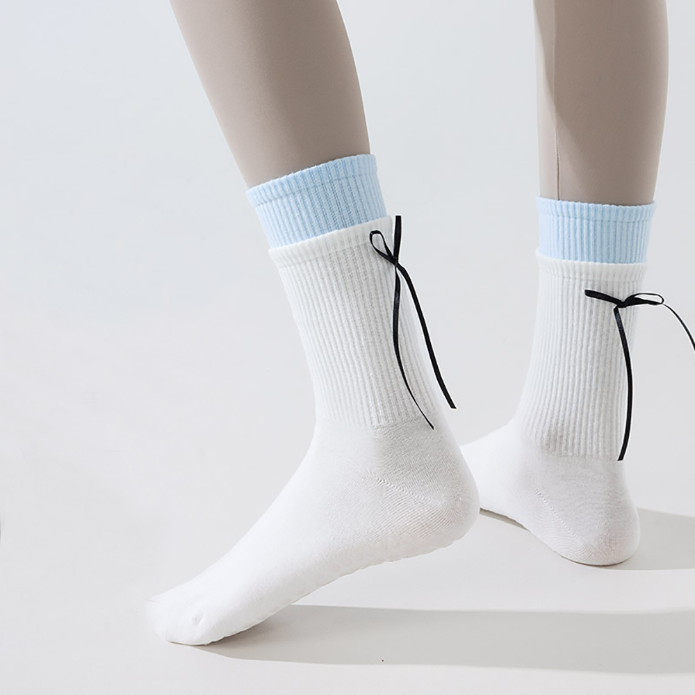 Trend Double Stack Yoga Socks  - Pilates Yoga Hose ulasan dan harga