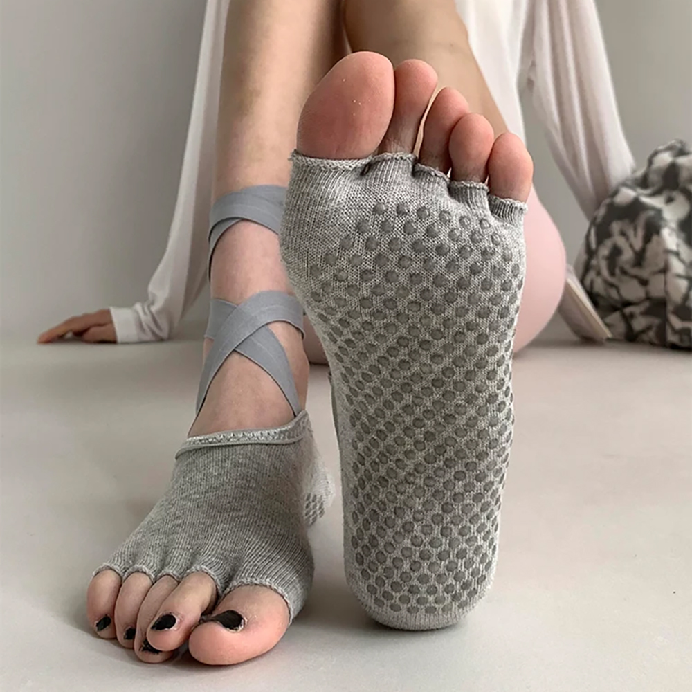 Women Tied Pilates Yoga Toe So - Pilates Yoga Hose ulasan dan harga
