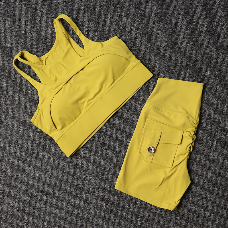 Fitness Shorts Yoga Sets Women - Pilates Yoga Leggings ulasan dan harga