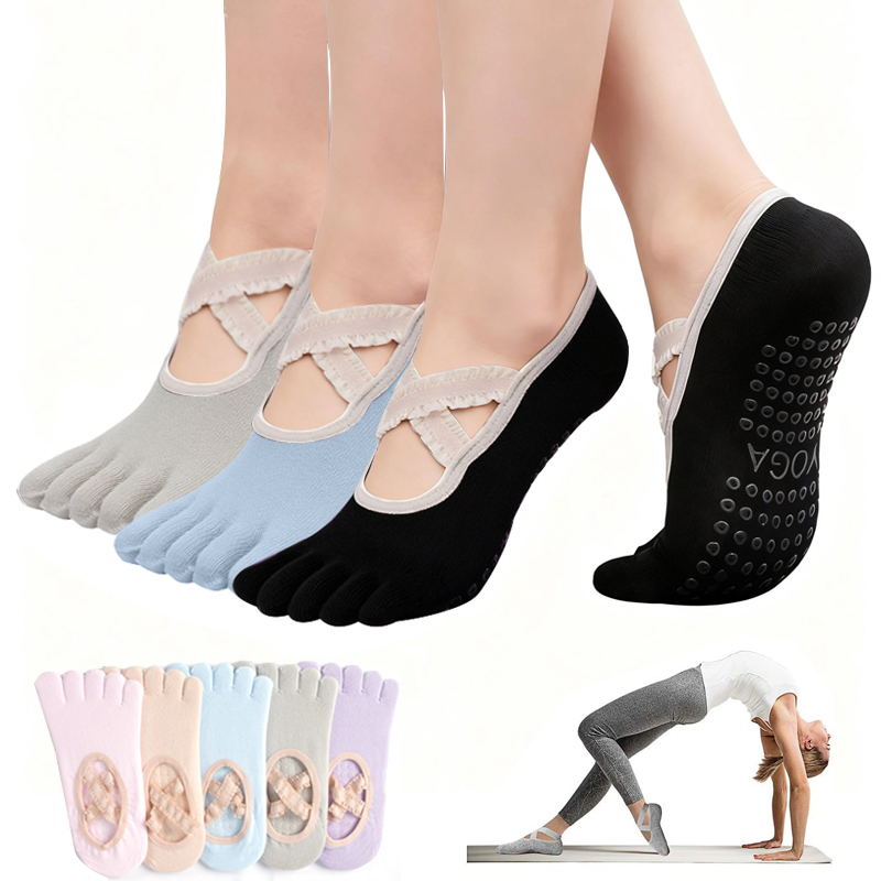 Ladies Non-Slip Pilates Socks  - Pilates Yoga Studio ulasan dan harga