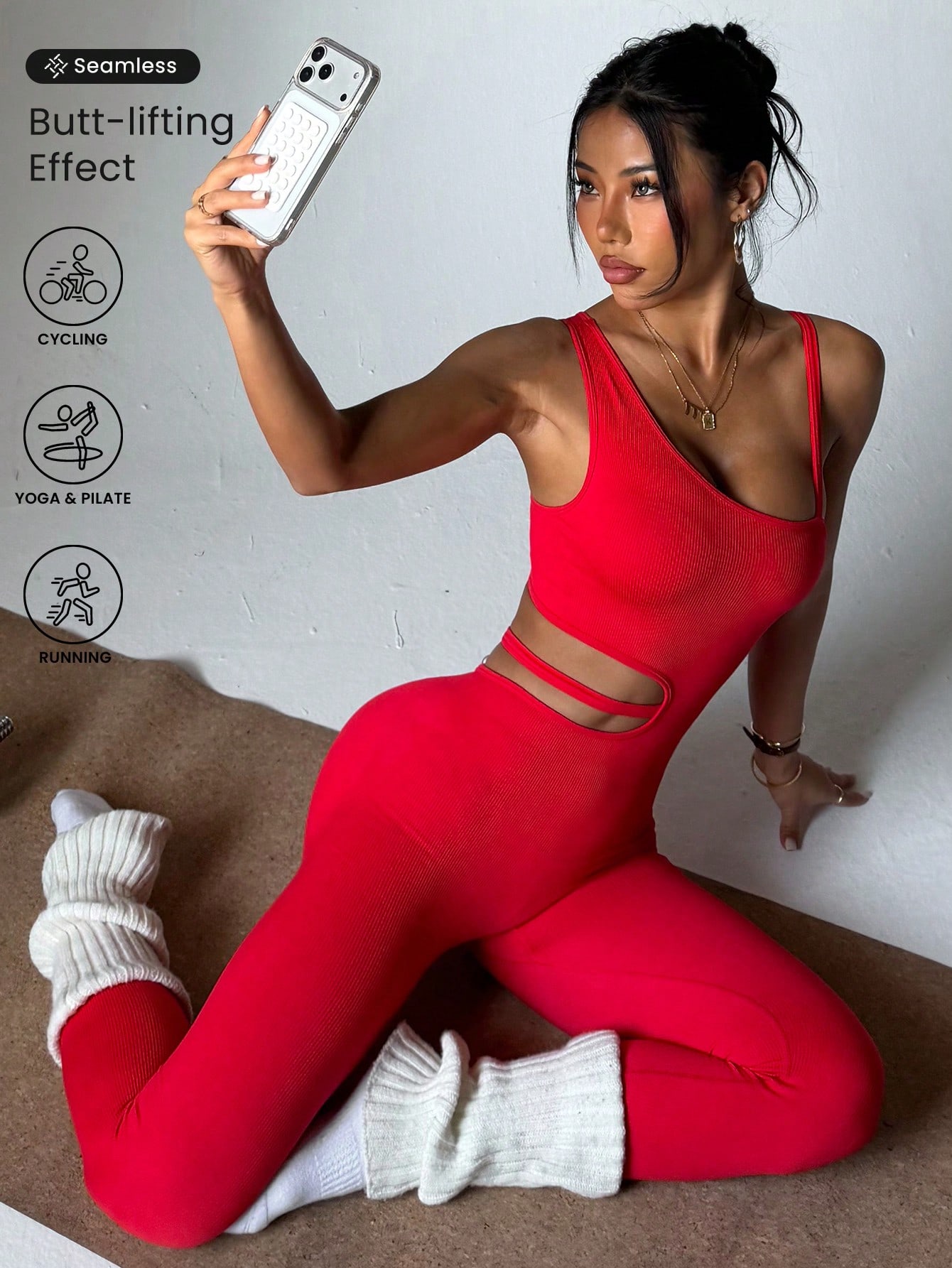 Beautiful back design, sexy on - Pilates Yoga Leggings ulasan dan harga