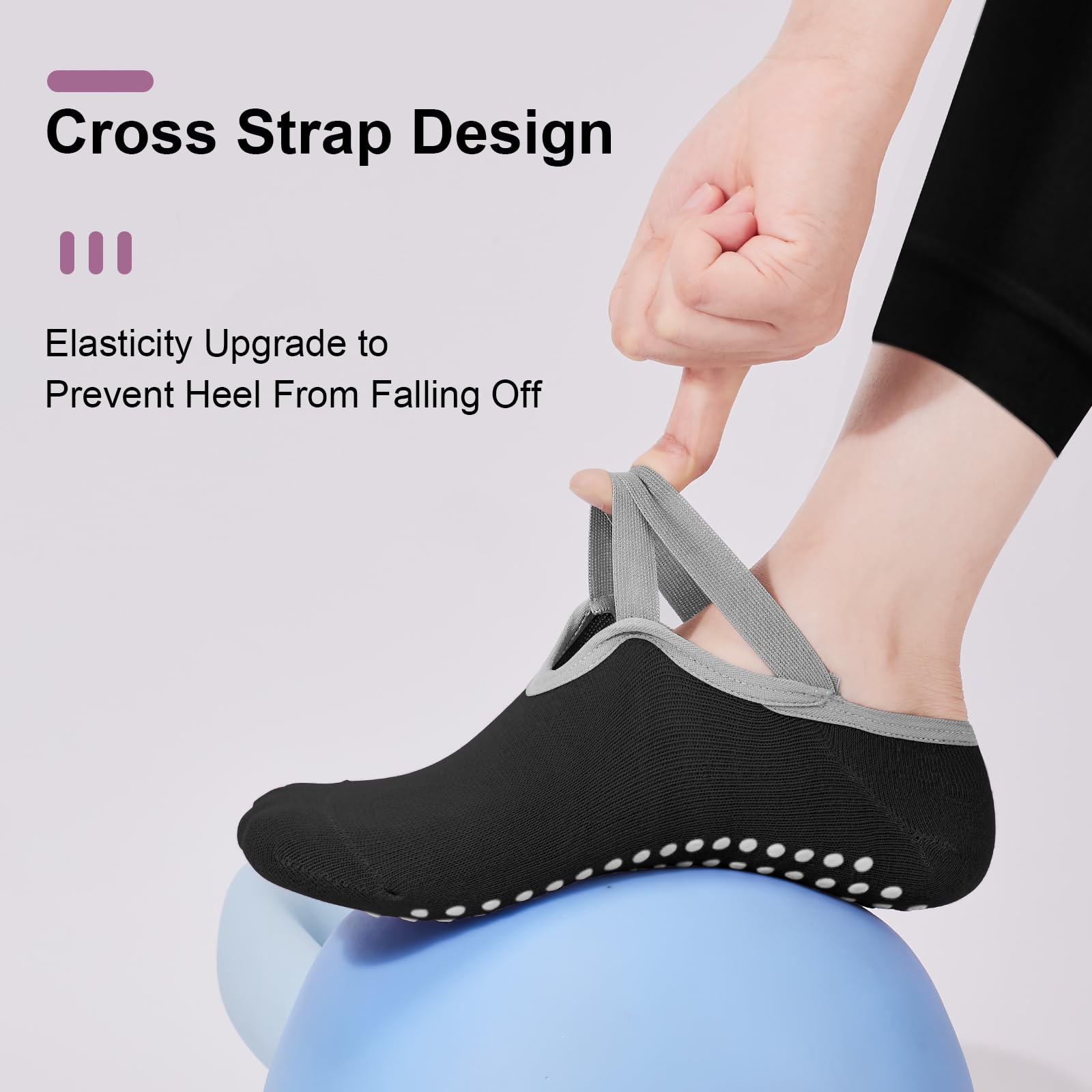4-Pack Women's Pilates Socks,  - Pilates Yoga Bag ulasan dan harga