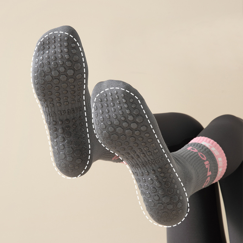 1 Pair Anti Slip Yoga Socks Fe - Pilates Yoga Hose ulasan dan harga