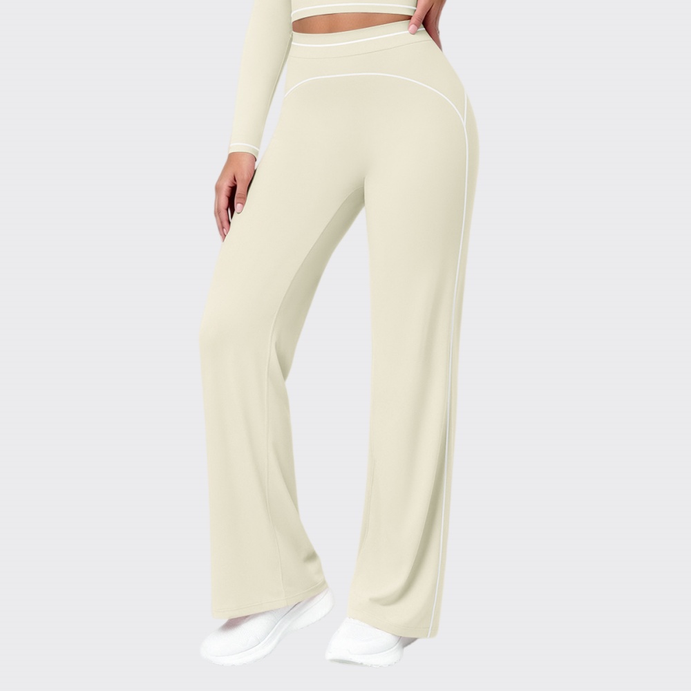 New High Waist Flared Pant Wom - Pilates Yoga Leggings ulasan dan harga