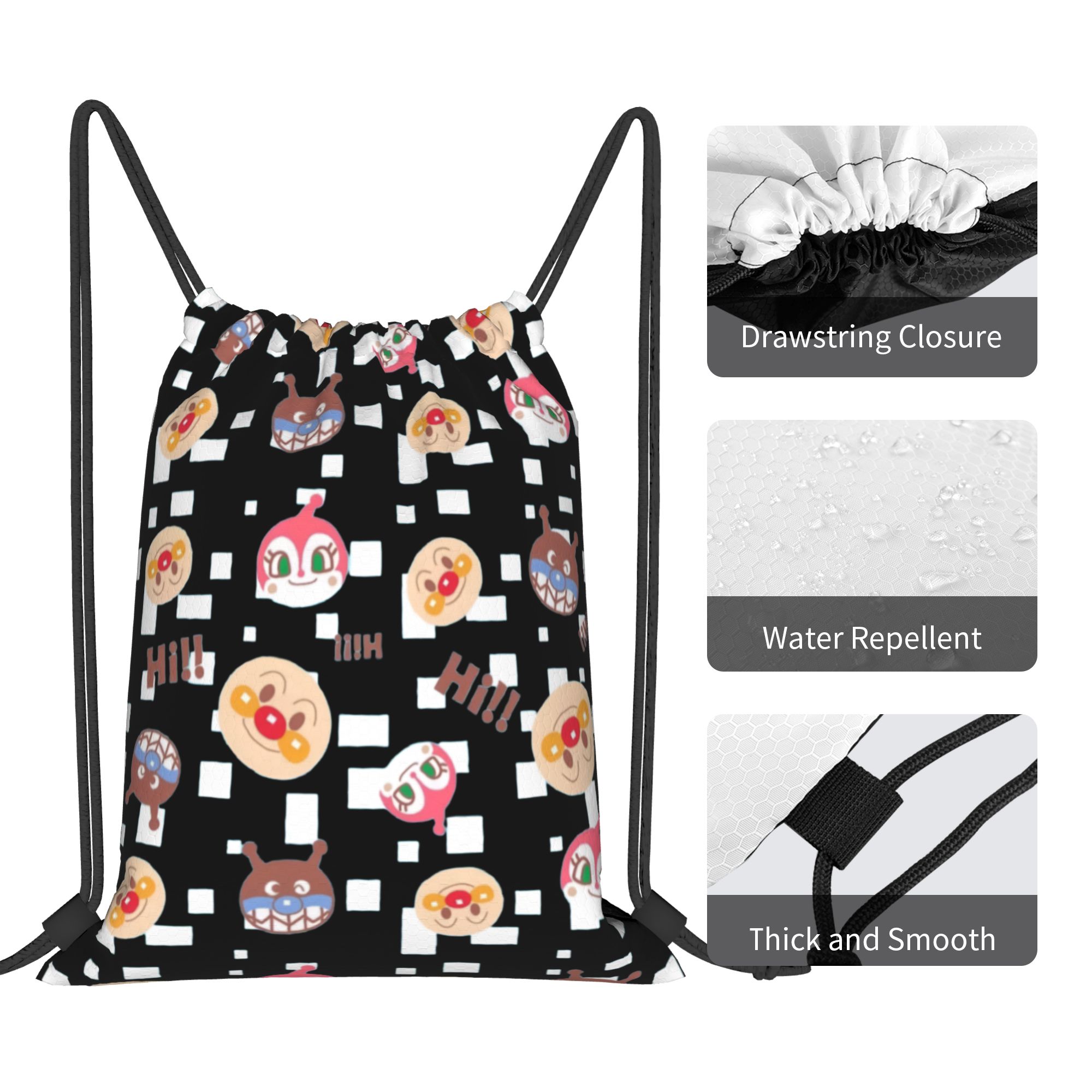 Custom Anpanmans Drawstring Ba - Pilates Yoga Bag ulasan dan harga