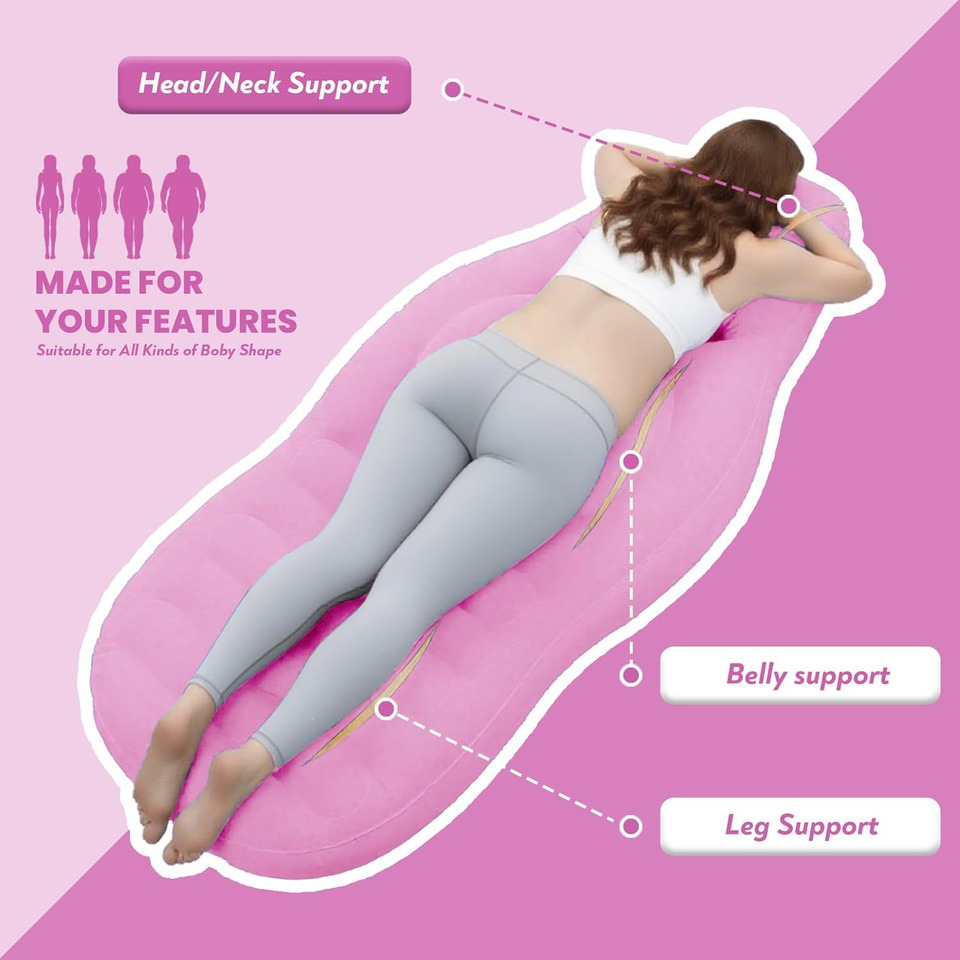 Inflatable Pregnancy Pillow Yo - Pilates Yoga Studio ulasan dan harga