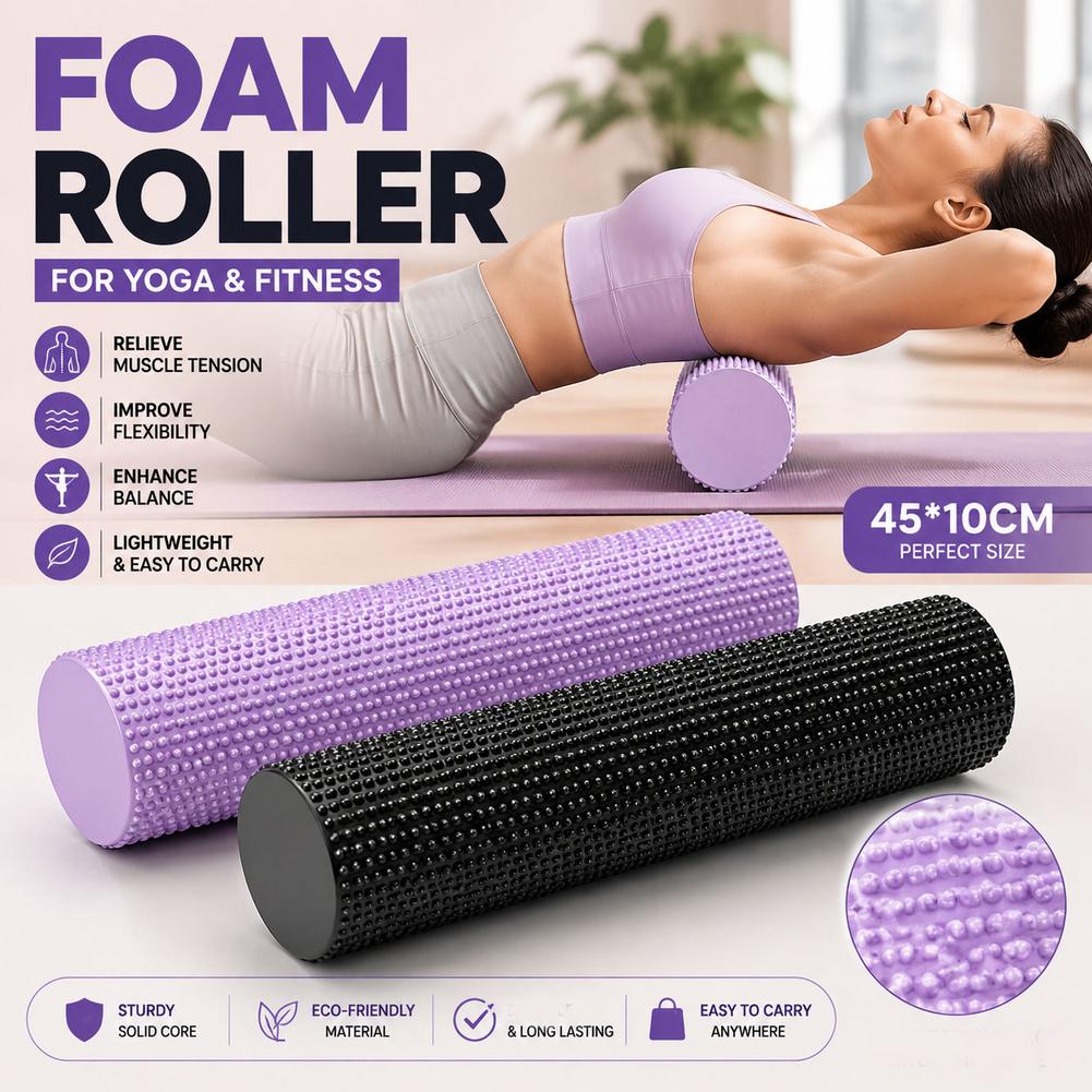 Yoga Foam Roller EVA High Dens - Home Pilates Yoga ulasan dan harga