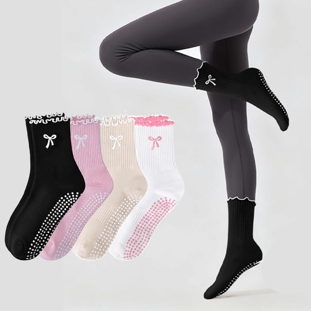 3 Pairs Non-Slip Grip Pilates  - Pilates Yoga Hose ulasan dan harga