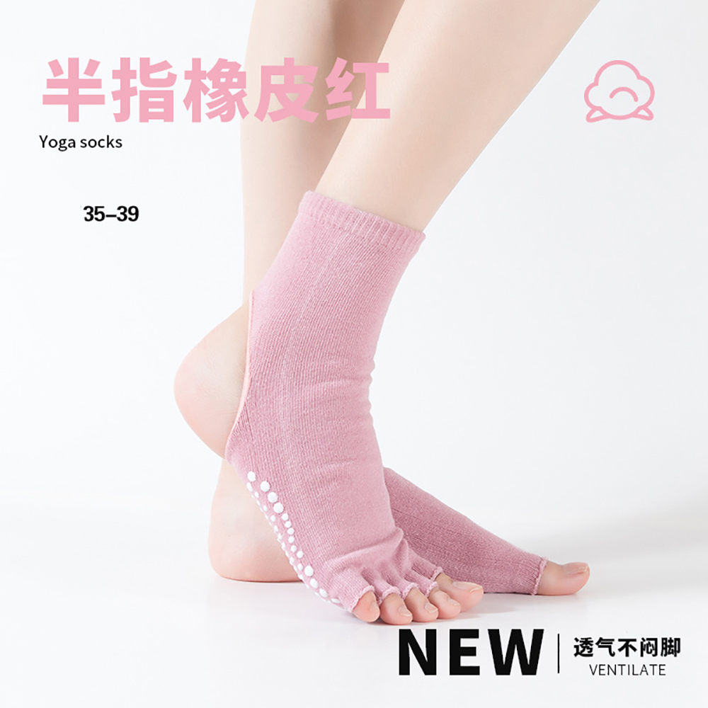 Silicone Non-Slip Toeless Pila - Pilates Yoga Hose ulasan dan harga