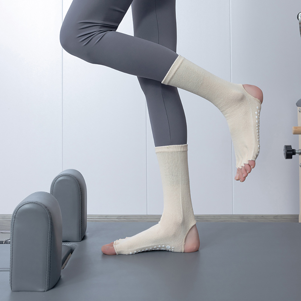 Silicone Non-Slip Toeless Pila - Pilates Yoga Hose ulasan dan harga