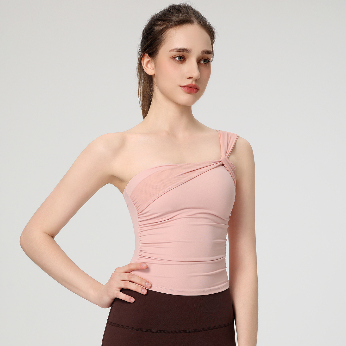 Women's Sexy Sloping Shoulder  - Pilates Yoga Hose ulasan dan harga