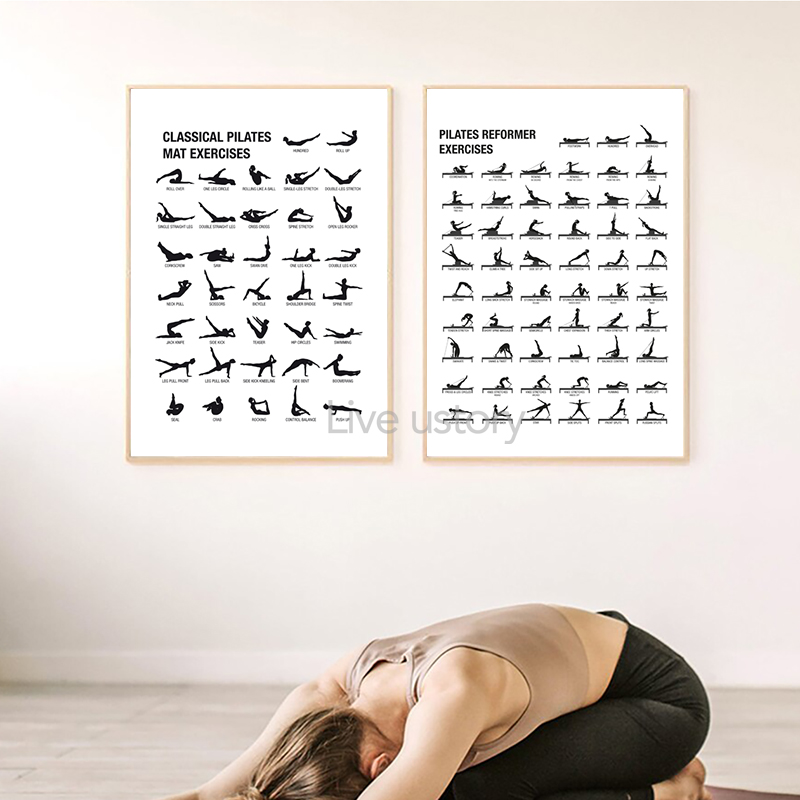 Frameless Pilates Workout Char - Pilates Yoga Origin ulasan dan harga