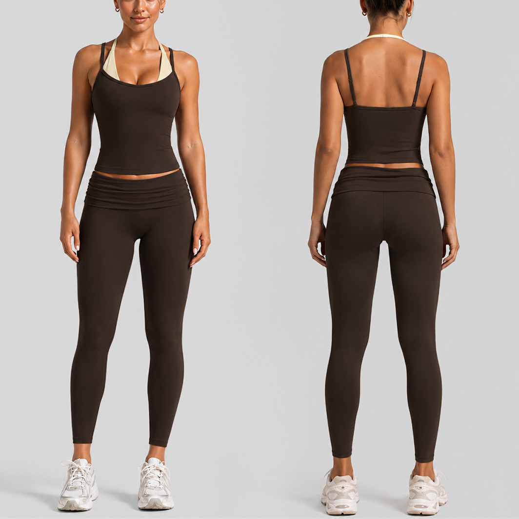 Pad Women Block Dot Halter Dou - Pilates Yoga Leggings ulasan dan harga