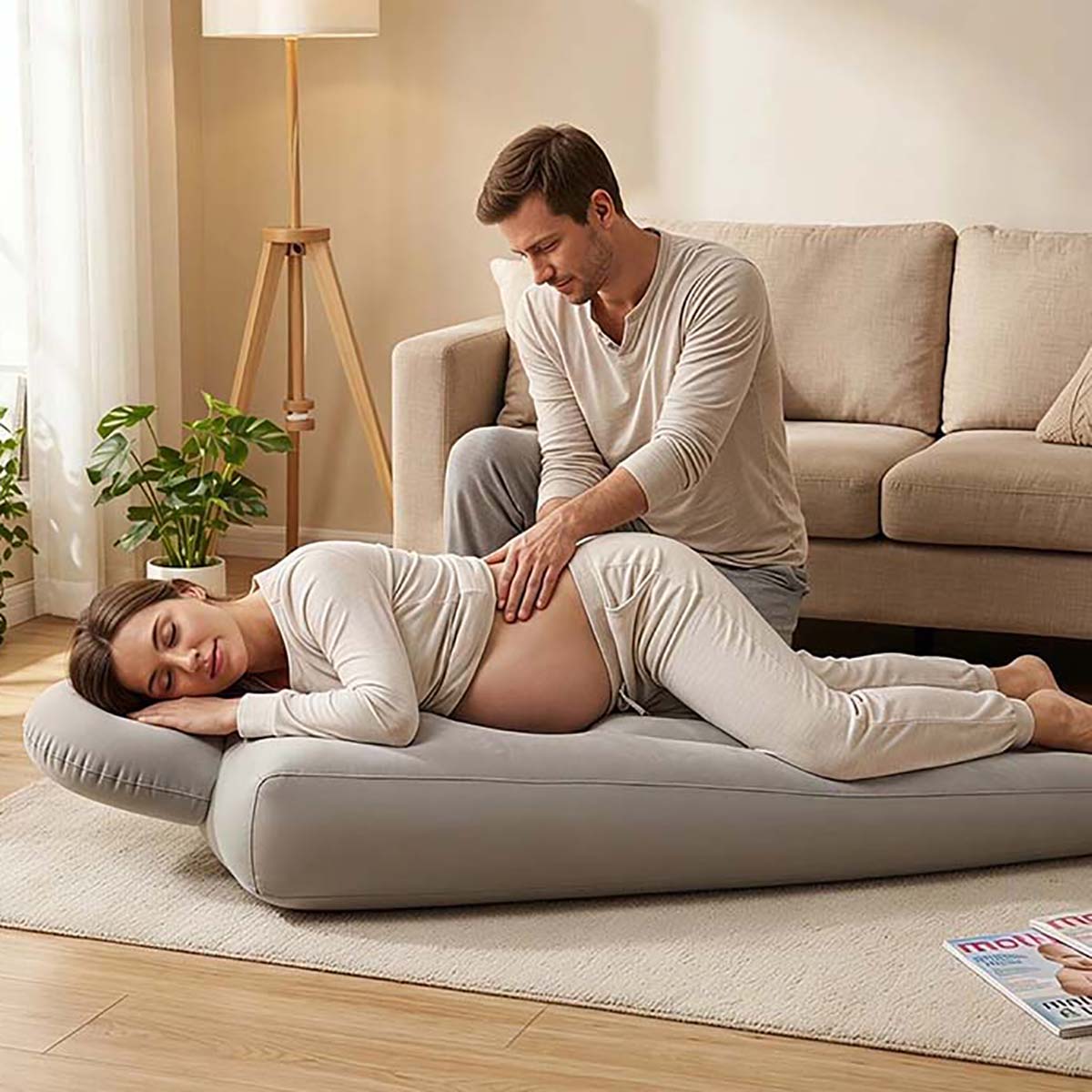 Inflatable Pregnancy Pillow Yo - Pilates Yoga Studio ulasan dan harga