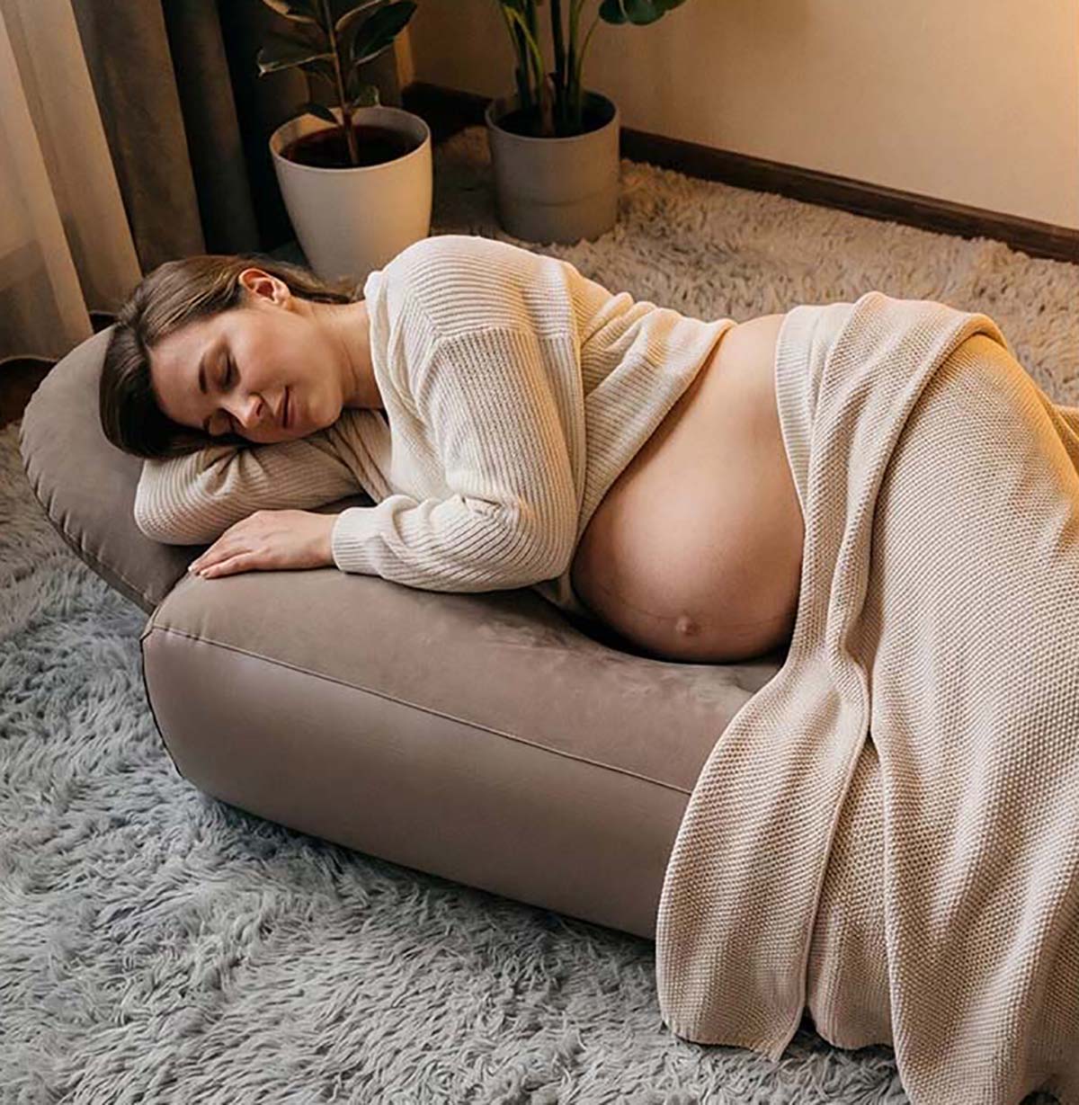 Inflatable Pregnancy Pillow Yo - Pilates Yoga Studio ulasan dan harga
