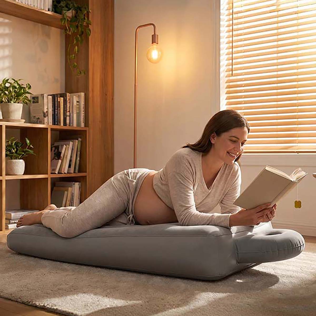 Inflatable Pregnancy Pillow Yo - Pilates Yoga Studio ulasan dan harga