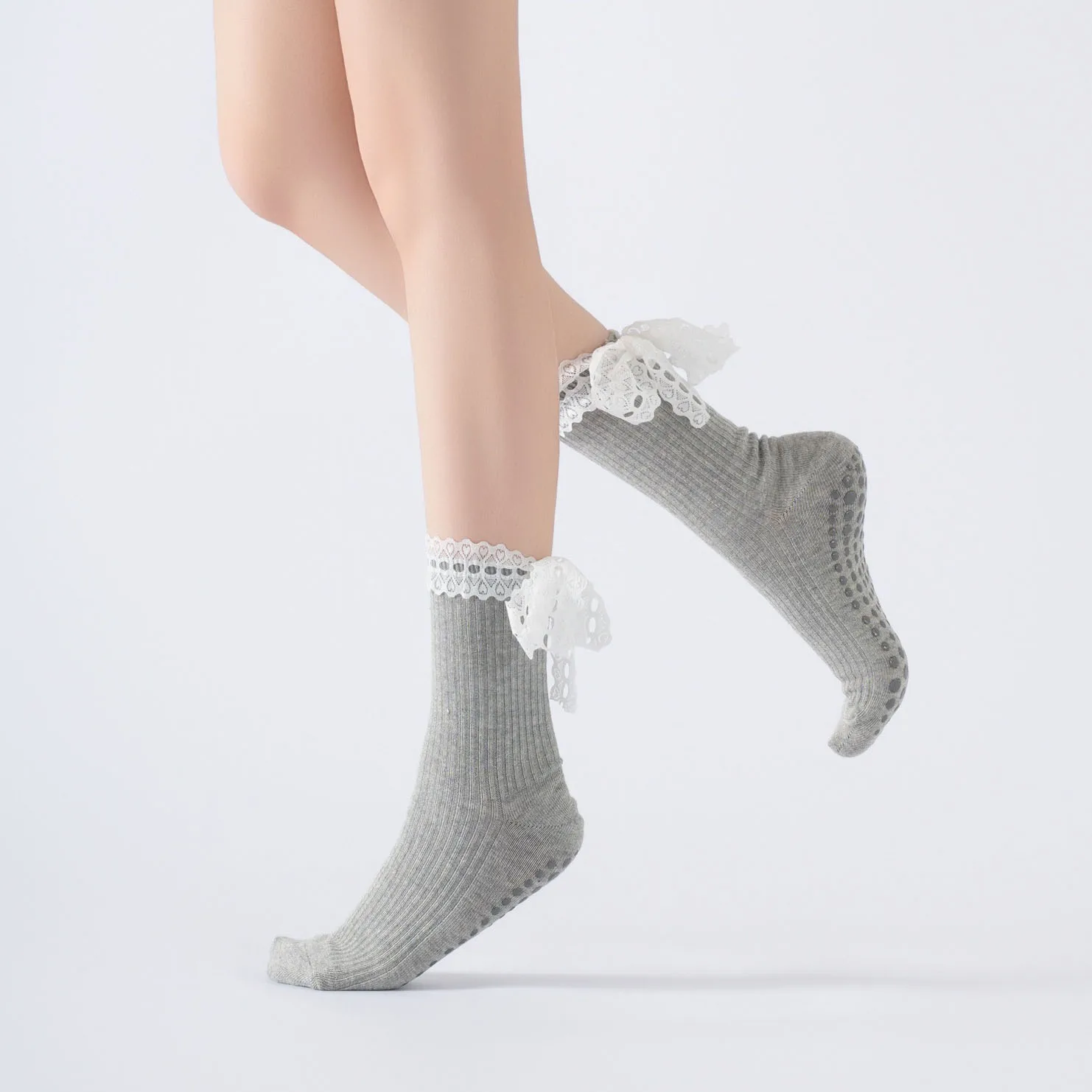 Yoga Socks Women Cotton Silico - Pilates Yoga Hose ulasan dan harga