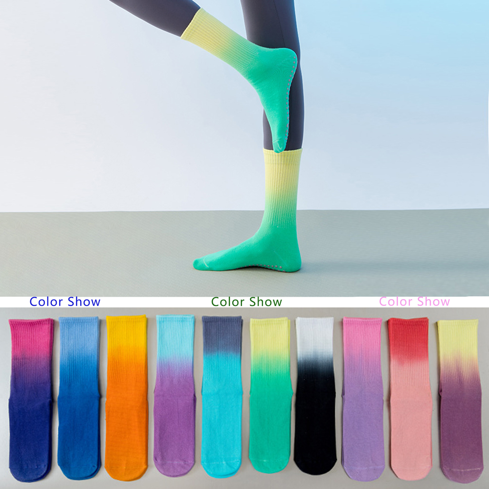 Colourful Women Sports Socks C - Pilates Yoga Hose ulasan dan harga