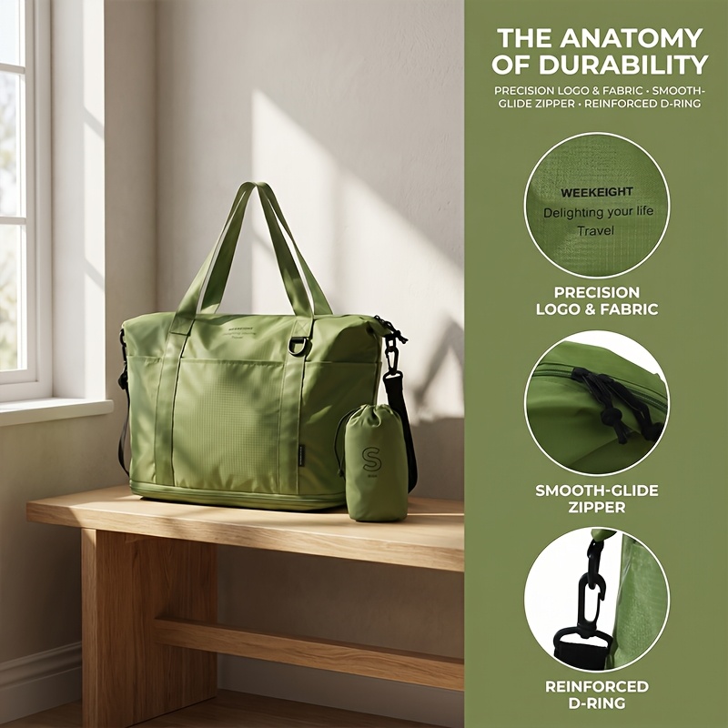 2In1 Foldable Gym Travel Bag L - Pilates Yoga Bag ulasan dan harga