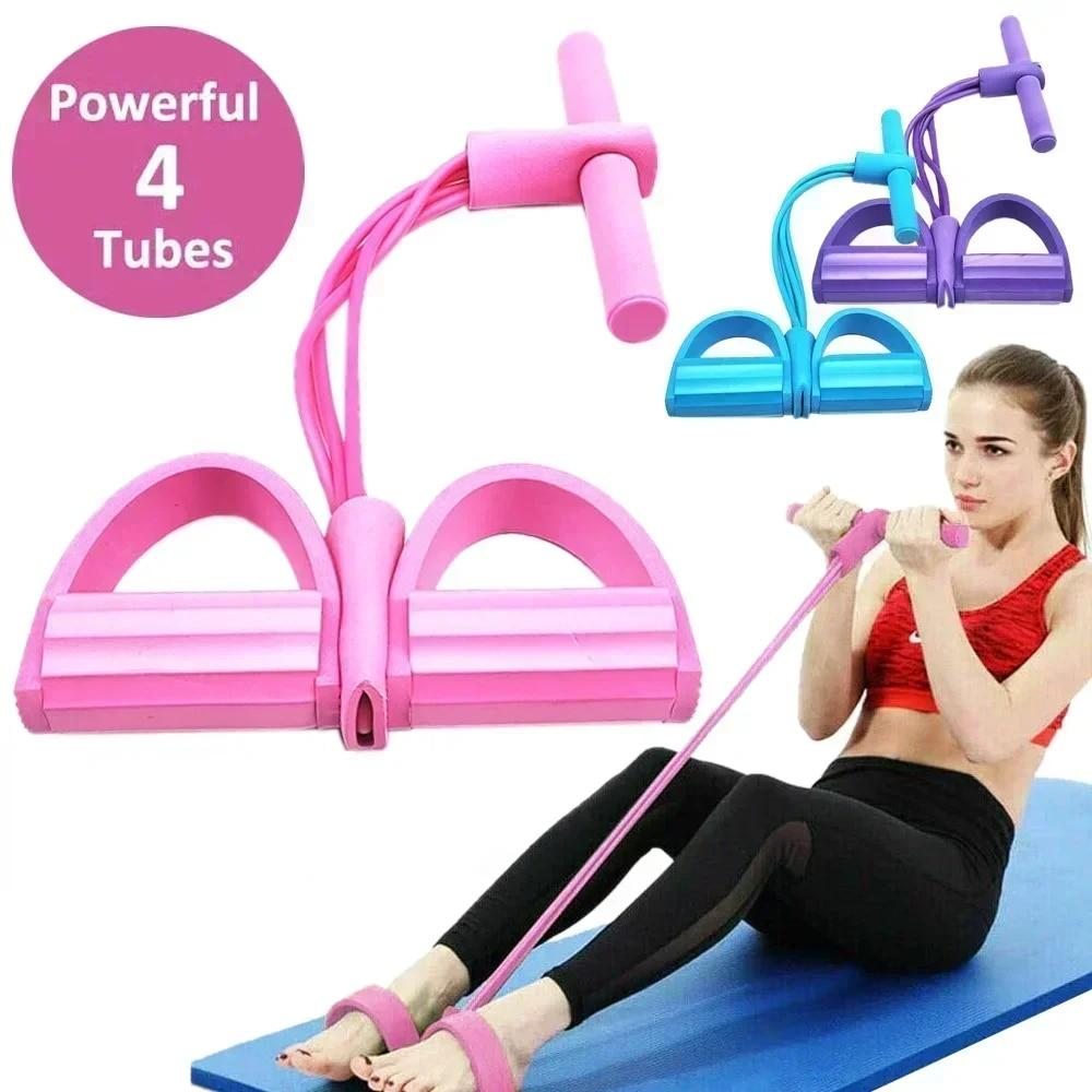 4/6 Level Resistance Band Elas - Home Pilates Yoga ulasan dan harga